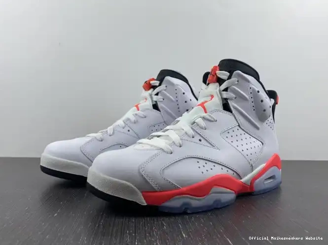 Official Maikesneakers 6 384664-123 (2014) White Jordan Infrared Retro 0605